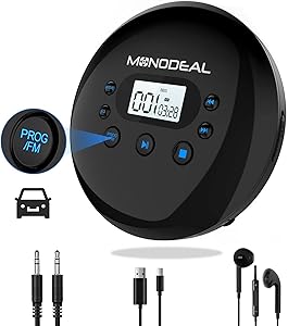 MONODEAL MD102FM Portable CD Player Review
