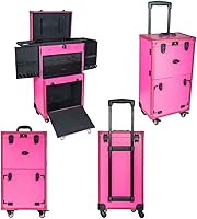 SHANY REBEL Series Pro Makeup Artists Multifunction Cosmetics Trolley Train Case – Large — image 5