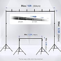EMART 10x8.5ft Backdrop Stand Kit — image 2