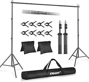 EMART 10x8.5ft Backdrop Stand Kit