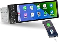 AKAMATE Single Din CarPlay Stereo — image 1