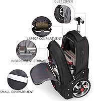 WMHYLYH Rolling Backpack with Large Wheels 20-inch — image 3