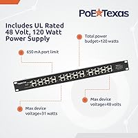 PoE Texas 12-Port Gigabit Passive Midspan PoE Injector — image 5