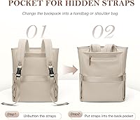 GOLF QUALITY Convertible Laptop Backpack for Women and Men, 16-inch — image 4