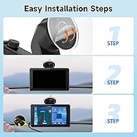 Leadtree 7-inch HD Portable Wireless CarPlay Screen — image 11