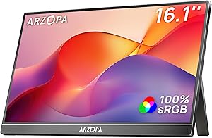 ARZOPA 16.1″ Portable Monitor Z1C Review