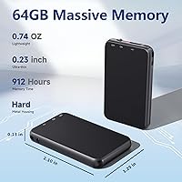 OnceJoy V15 Digital Voice Recorder 64GB — image 7