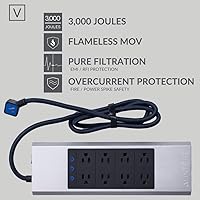 Austere V Series 8-Outlet Surge Protector Power Strip — image 4