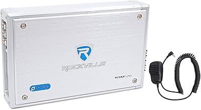 Rockville RXM-S20 1600W 4-Channel Marine/ATV Amplifier
