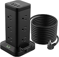 BEVA Power Strip Tower with USB Ports — image 1