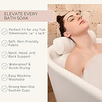 Monsuri Deluxe Bath Pillow for Tub — image 3