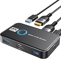 Viagkiki KVM Switch 1 Monitor 2 Computers — image 1