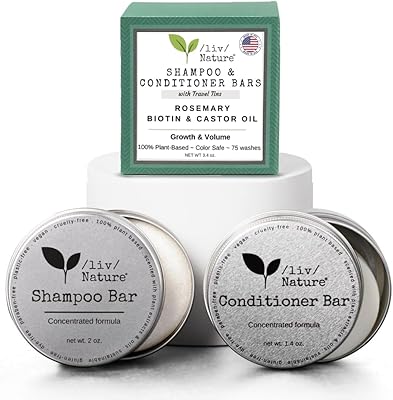 /liv/ Nature Shampoo Bar and Conditioner Set 2-pk