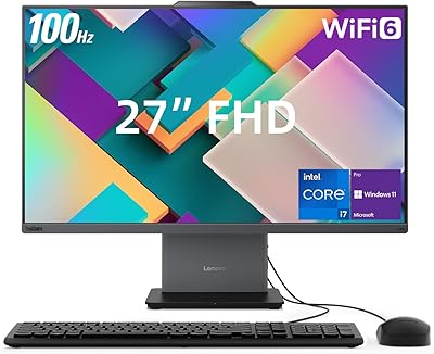 Lenovo ThinkCentre Neo 50a All-in-One Business Desktop 27” FHD, Intel Core i7-13620H, 32GB RAM, 1TB SSD