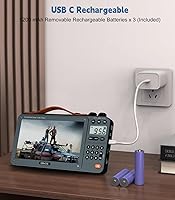 ONGTEED 720P 7-Inch Screen AM/FM Video Radio with Bluetooth Speaker — image 7