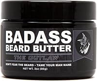 Badass Beard Care The Outlaw Beard Butter, 3 oz — image 1
