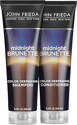 John Frieda Midnight Brunette Shampoo & Conditioner Set 8.3oz
