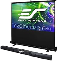 Elite Screens ezCinema 2 70-inch Manual Floor Pull Up Projector Screen — image 9