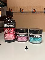 Mia Secret Liquid Monomer + Clear & Pink Acrylic Powder Set 2oz + 1oz — image 2