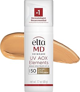 EltaMD UV AOX Elements Tinted Mineral Face Sunscreen SPF 50 1.7oz Review