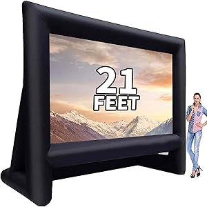 GYUEM 21 Feet Inflatable Outdoor Projector Movie Screen Review