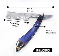 Qureshi Damascus Steel Straight Razor — image 6