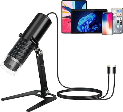 Jiusion Digital USB Microscope Camera for iPhone iPad Android Phones