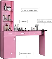 4ever2buy Barber Station for Hair Stylist - Pink — image 7