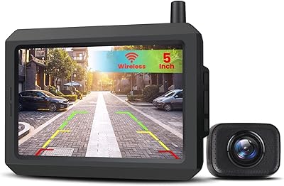 AUTO-VOX W7 Wireless Backup Camera 5″ HD Monitor