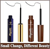 7C SevenCrown Magnetic Eyelashes Kit - 7 Pairs Cat-Eye Medium with 2 Magnetic Liners (Black + Brown) — image 2