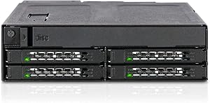 ICY DOCK ToughArmor MB604SPO-B 4 Bay 2.5 SSD/HDD & Optical Disk Drive Enclosure