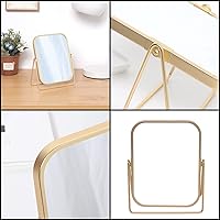 LONGSHENG Gold Tabletop Makeup Mirror — image 6