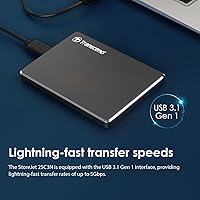 Transcend StoreJet 25C3N 2TB Portable External Hard Drive — image 6