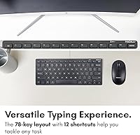 Macally Small Wireless Keyboard and Mouse Combo — image 4