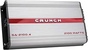 Crunch SA-2100.4 Smash Series 2,100-Watt 4-Channel Amplifier