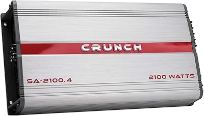 Crunch SA-2100.4 Smash Series 2,100-Watt 4-Channel Amplifier