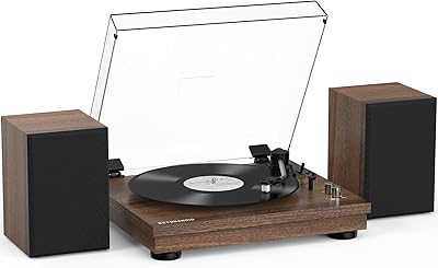 RetroAudio JM-108 Vinyl Record Player with Bluetooth
