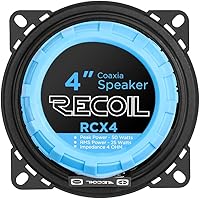 RECOIL RCX4 Echo Series 4-Inch Coaxial Car Audio Speaker System — image 5