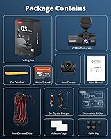 Kingslim O3PRO 3 Channel 5G WiFi Dash Cam with 64GB Card — image 7