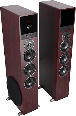 Rockville TM150C Powered Home Theater Tower Speaker System