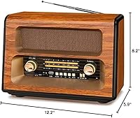 PRUNUS J-199 Vintage Bluetooth Radio — image 7