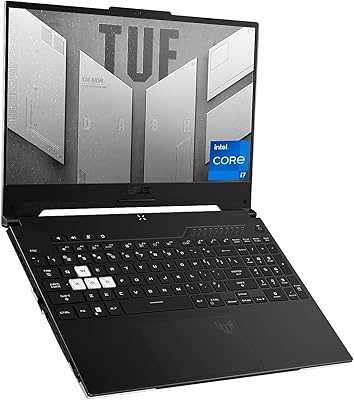 ASUS TUF Dash 15 (2022) Gaming Laptop, Intel Core i7-12650H, 16GB RAM, 512GB SSD, NVIDIA GeForce RTX 3060
