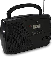 GPX R633B Portable Shortwave AM/FM Clock Radio — image 2
