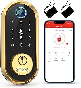 SMONET Smart Lock Y1-GBF-S Bluetooth Keyless Entry Deadbolt Review