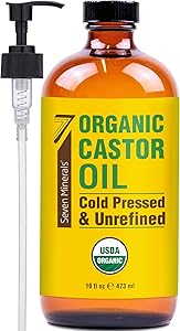 Seven Minerals Castor Oil Organic Cold Pressed 16 fl oz Review