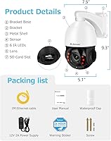 Jennov PS6006 4K 8MP Outdoor PTZ POE Camera — image 9