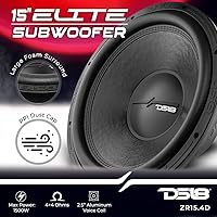 DS18 ZR15.4D Elite-Z 15-Inch Car Audio Subwoofer — image 2