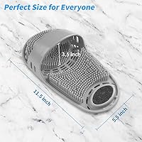 Kibhous Silicone Shower Foot Scrubber (Gray) — image 3