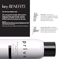 Privé Shining Weightless Amplifier Hair Mousse 6.85oz — image 2