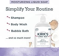 Kirk's 3-in-1 Head to Toe Nourishing Liquid Cleanser, Lavender & Vanilla, 32 Fl Oz - 2 Pack — image 3